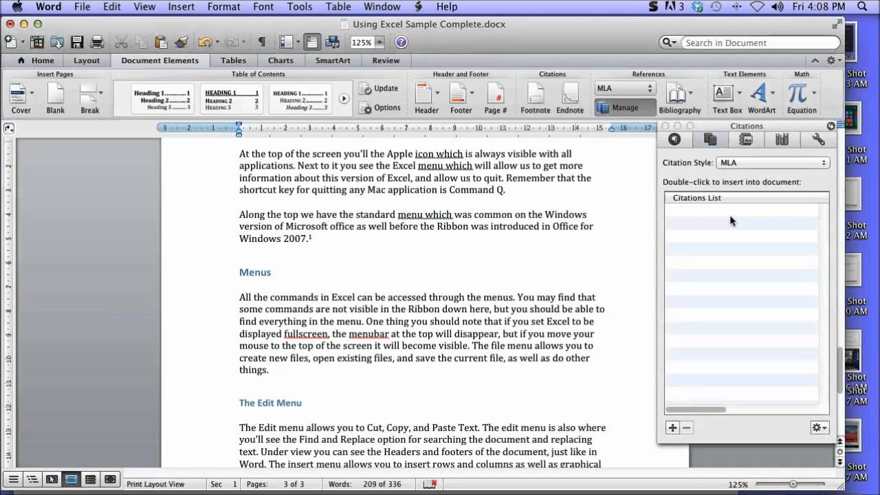 format a book in word for mac